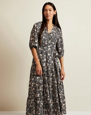 Phase Eight Kezia Floral Wrap Midi Dress