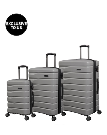 IT Luggage Gravitate 3pc Suitcase Set - Grey