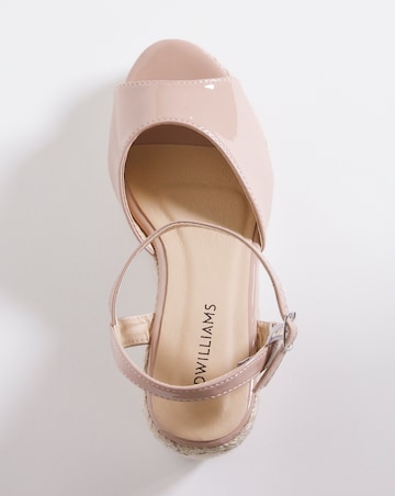 Peep Toe Espadrille - Extra Wide Fit (EEE)