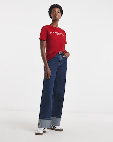 Tommy Hilfiger Logo Short Sleeve Crew Neck