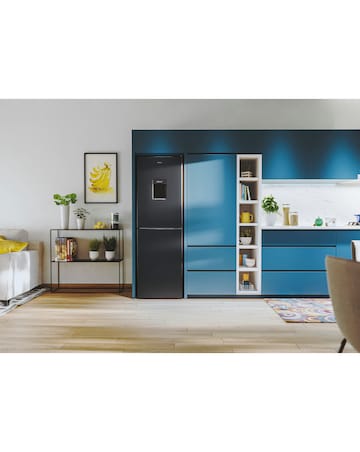 Candy CCT3L517EWBK-1 176cm High 50/50 Fridge Freezer - Black