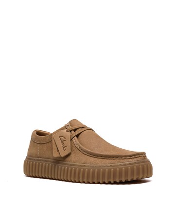 Clarks Torhill Lo Shoes - Dark Sand