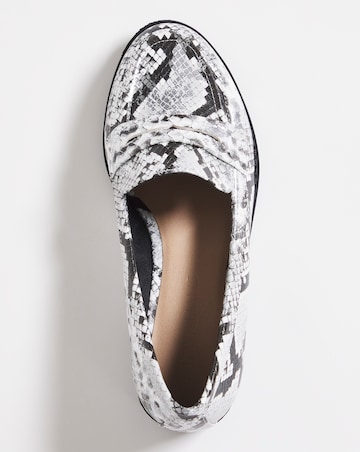 Flexi Sole Loafers - Wide Fit (E)