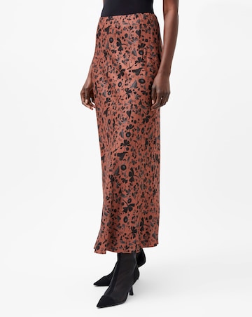 French Connection Jeannie Ennise Satin Skirt