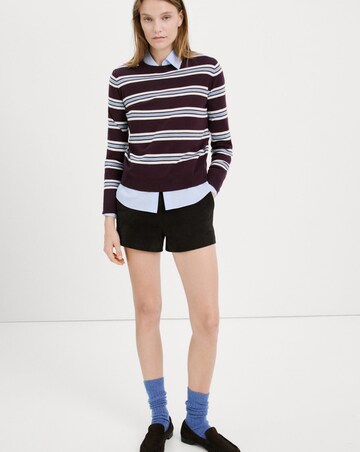 Mango Striped Knit Sweater