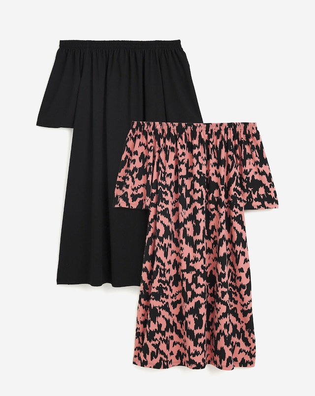 2 Pack Bardot Dress