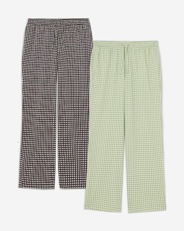 Pretty Secrets (2 Pack) Gingham Pyjama Bottoms