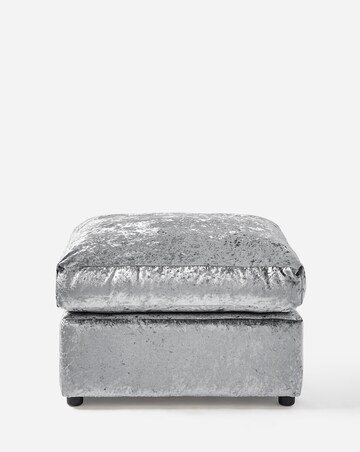 Chicago Crushed Velvet Footstool