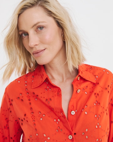 Pure Cotton Broderie Shirt