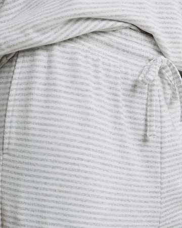 Pretty Secrets Supersoft Stripe V Neck Wide Leg Lounge Set