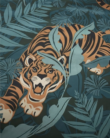 Catherine Lansfield Tropic Tiger Duvet set