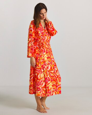 Figleaves Floral Gown With Bag And Eye Mask