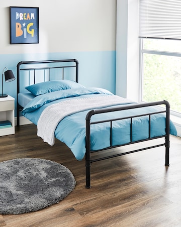 Bowen Industrial Metal Bed Frame