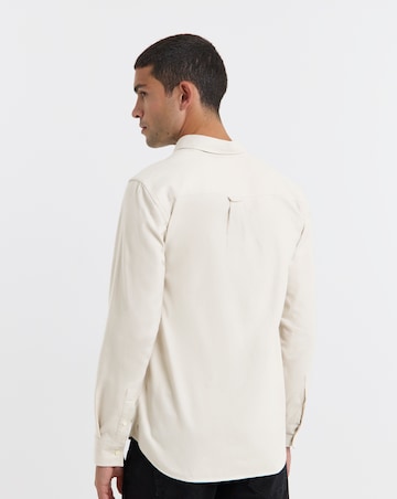 Lyle & Scott Long Sleeve Flannel Shirt - Putty