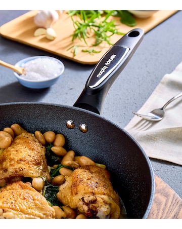 Morphy Richards Forged Aluminium Saute Pan with Lid