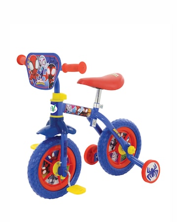 MoVe Spidey & His Amazing Friends 2 in1 10inch Training Bike