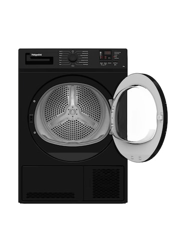 Hotpoint C HD C82 BBGD UK Condenser Tumble Dryer 8kg - Black