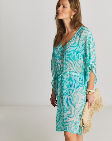 MAGISCULPT Embellished Beach Kaftan