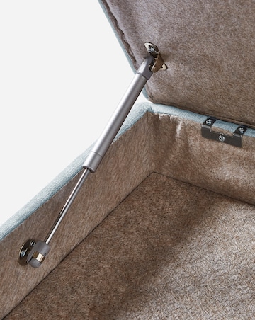 Julipa Colston Chenille Buttoned Storage Footstool