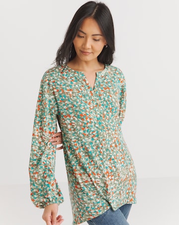 Julipa Printed Jersey Blouse