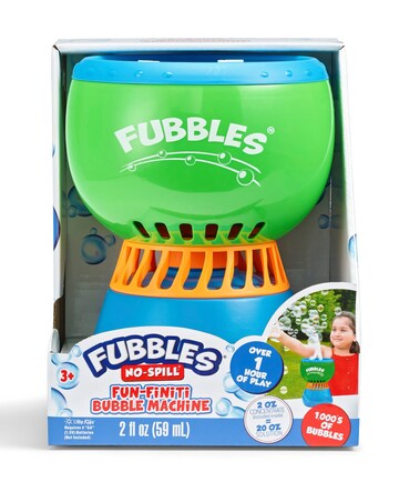Fubbles No-Spill Fun-Finiti Bubble Machine