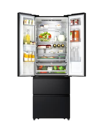 Hisense RF632N4WFE Fridge Freezer - Black E Rated