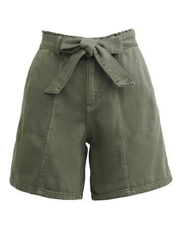 Khaki Utility Cargo Shorts
