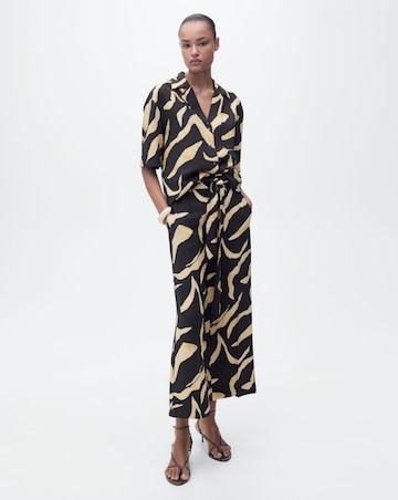 Mango Printed Short-Sleeved Shirt