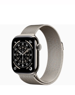 Apple Watch Series 11 GPS + Cellular 42mm - Natural Titanium with Natural Milanese Loop