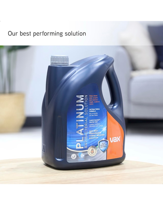 Vax 4Litre Platinum Anti-bacterial Carpet Cleaning Solution