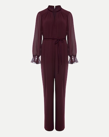 Phase Eight Una Velvet Trim Jumpsuit