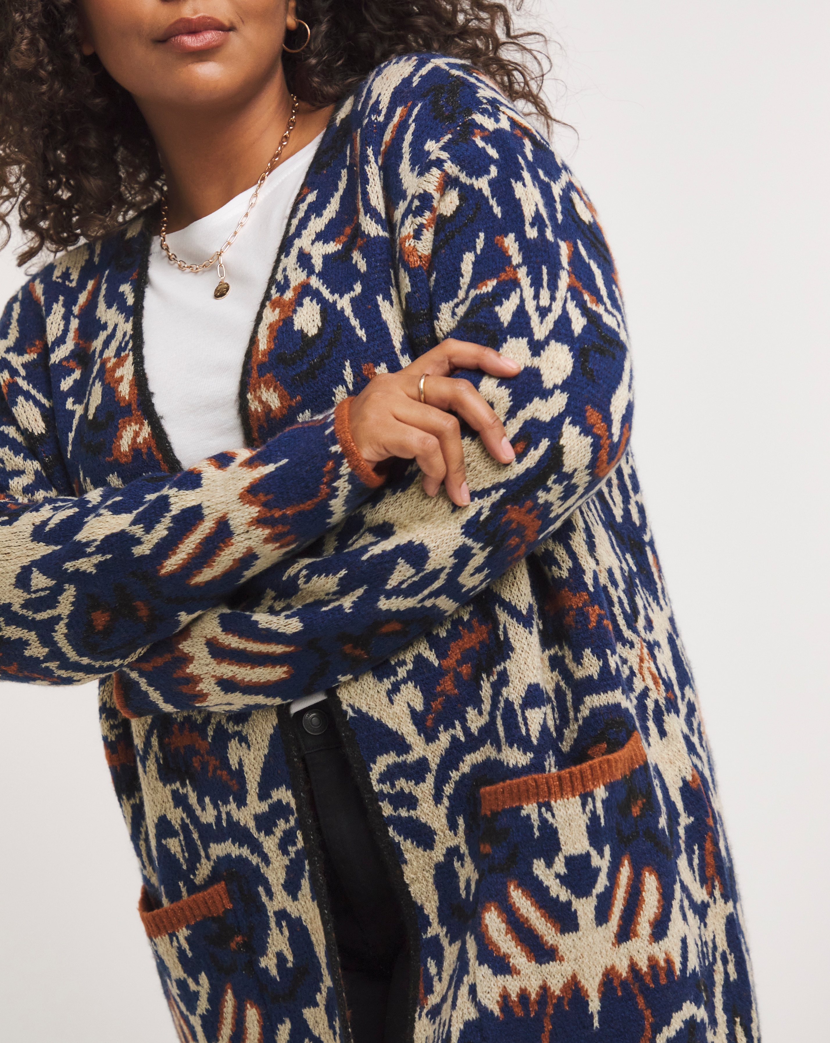 Joe Browns Perfect Patterned Coatigan | JD Williams