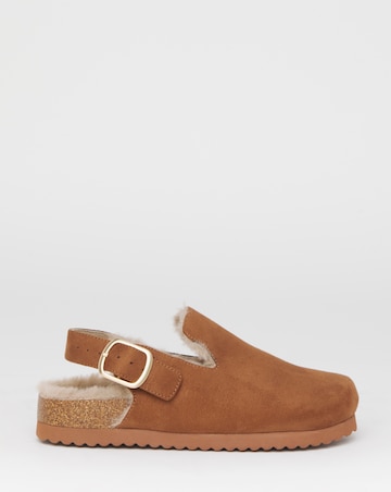 Floss Fluffy Mule Slippers - Extra Wide Fit (EEE)