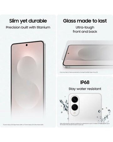 Samsung Galaxy S25 Edge 512GB - Titanium Jetblack