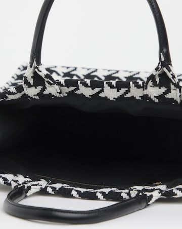 Dogtooth Canvas Tote Bag