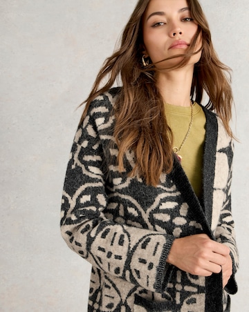 White Stuff Jewel Longline Cardi