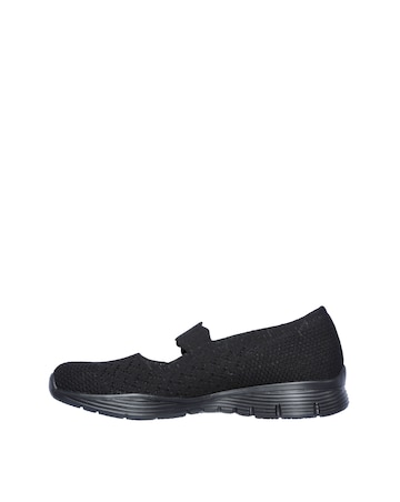 Skechers Knit Mary Jane Shoe Standard Fit