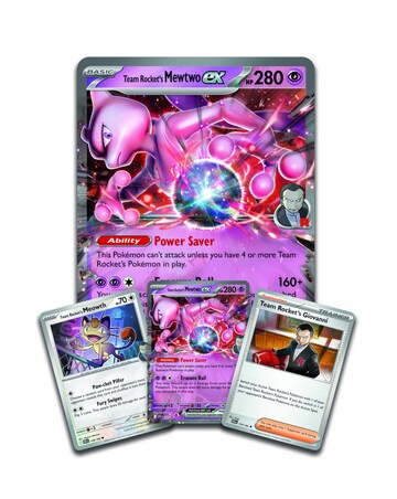 Pokemon TCG: Team Rocket's Mewtwo ex Box
