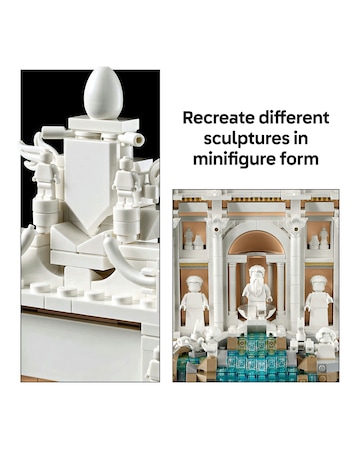 LEGO Architecture Trevi Fountain Model Italian Landmark, Building Set 21062