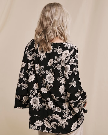 Julipa Tie Neck Blouse