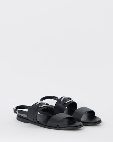 Avril Ring Detail Slingback Sandals - Extra Wide Fit (EEE)