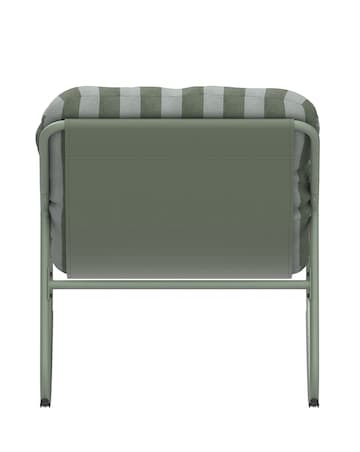 Charles Bentley Green Stripe Rocking Chair