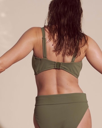 Anthology X Magisculpt Non Wire Ribbed Bandeau Bikini Top