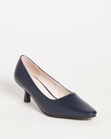 Contemporary Kitten Heel Extra Wide EEE Fit
