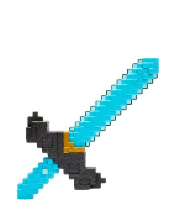 Minecraft Click And Switch Sword And Pickaxe Role-Play 2-In-1 Toy
