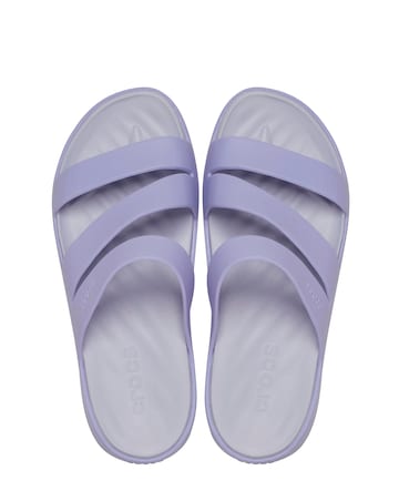 Crocs Purple Getaway Strappy Slider Sandals -Standard Fit (D)
