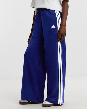 adidas 3 Stripe Wide Leg Joggers