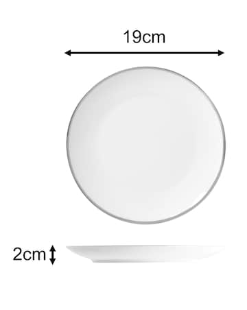 Waterside Platinum 12 Piece Dinner Set