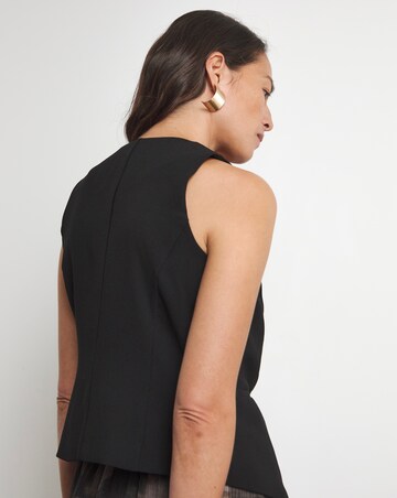 Joanna Hope Asymmetrical Waistcoat With Gold Detail