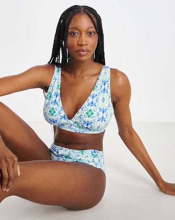 Tile Print Bikini Set